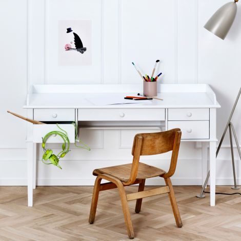 Oliver Furniture Junior Schreibtisch Seaside Weiß H62cm- Sofort Lieferbar! 
