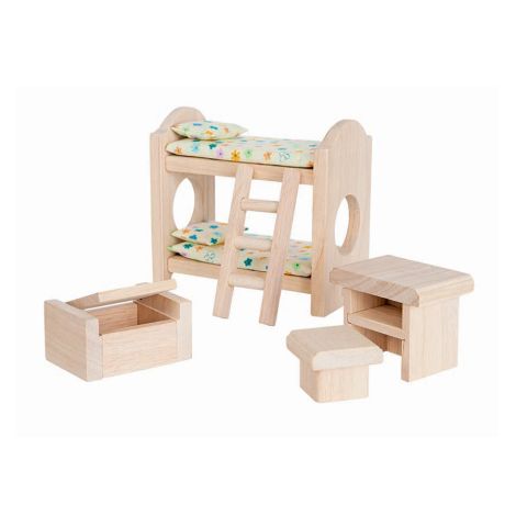 PlanToys Puppenhaus Kinderzimmer Classic 