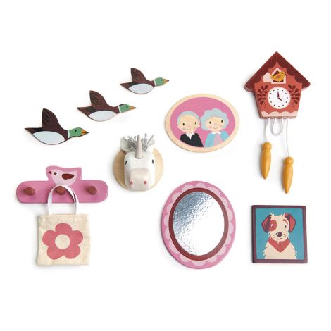 Tender Leaf Toys Wanddeko für Puppenhaus 