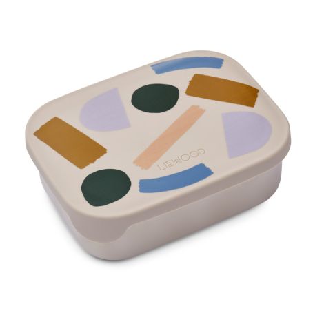 LIEWOOD Brotdose Lunchbox Arthur Paint stroke / Sandy 