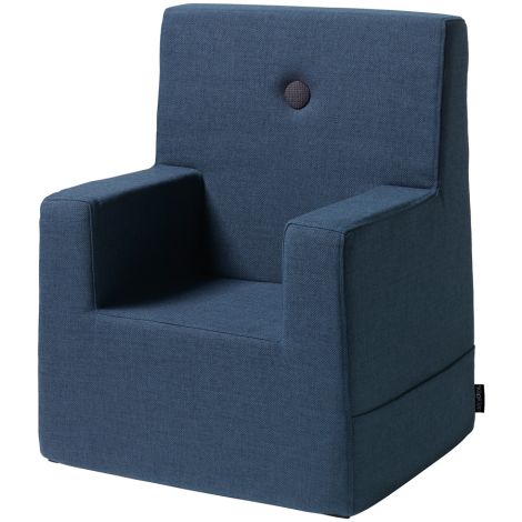 by KlipKlap KK Kids Chair Sessel XL Dark Blue/Black 