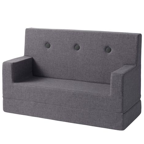 by KlipKlap KK Kids Sofa Blue Grey/Grey 