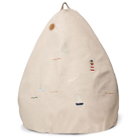Dear April Bay Sitzsack bestickt Sea Life 