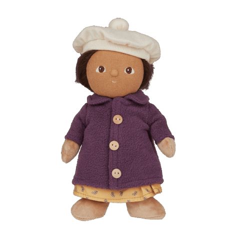 Olli Ella Stoffpuppe Dress Me Dinky Lila Lavender Purple 