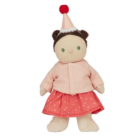 Olli Ella Stoffpuppe Dress Me Dinky Sophie Sundae Red 