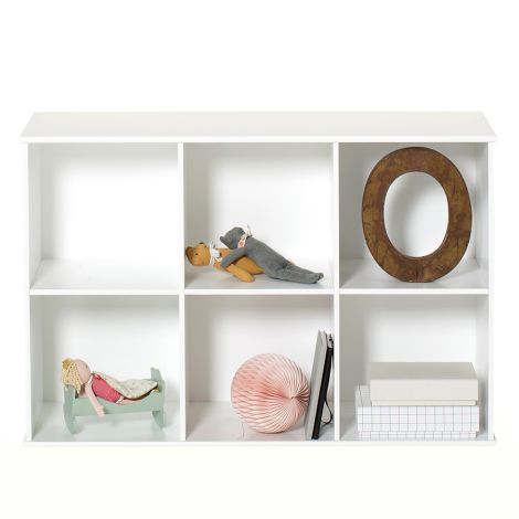 Oliver Furniture Wood Wand-Regal 3 x 2 Horizontal 