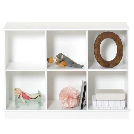 Oliver Furniture Wood Stand-Regal 3 x 2 Horizontal mit Sockel 