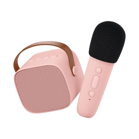 Lalarma Lautsprecher mit kabellosem Mikrofon Rose 