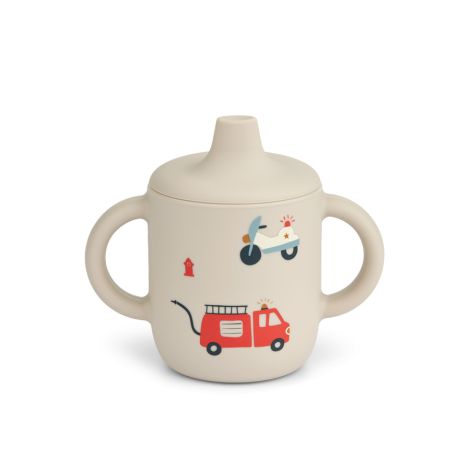 LIEWOOD Schnabeltasse Neil Emergency vehicle / Sandy 