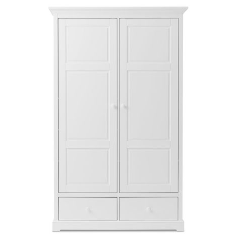 Oliver Furniture 2-türiger Kleiderschrank Weiß Hoch 