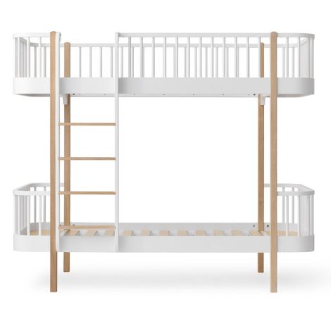 Oliver Furniture Etagenbett Wood Original Eiche - Leiter Vorne 