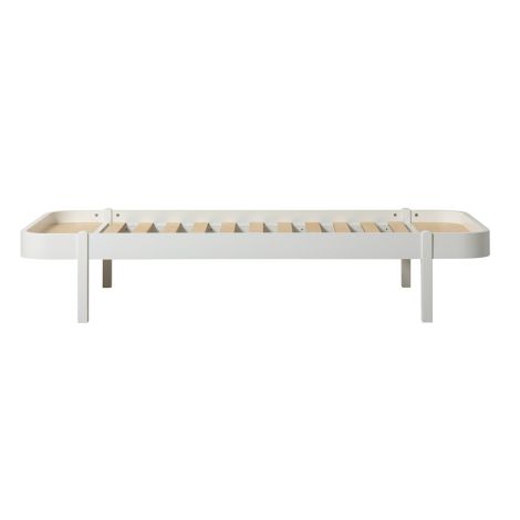 Oliver Furniture Bett Wood Lounger 90 x 200 Weiß 
