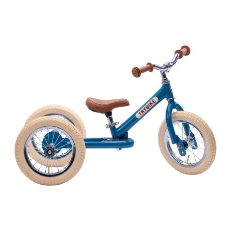 Trybike Dreirad / Laufrad Steel Vintage Blue 2 in 1 