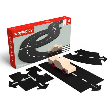 waytoplay Flexible Spielstraße Drive Away 12-teilig 