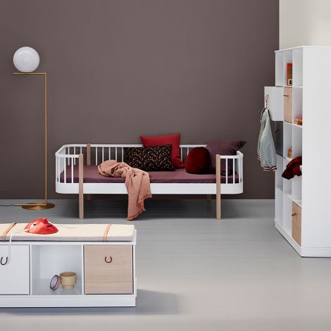 Oliver Furniture Wood Stand-Regal 5 x 1 Horizontal mit Sockel 