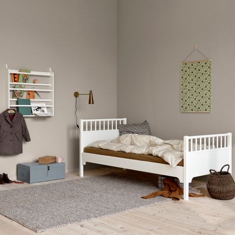 Oliver Furniture Tellerregal & Bücherregal Weiß 