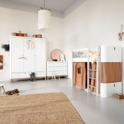 Oliver Furniture Vorhang für halbhohes Hochbett Wood Mini+ Karamell 