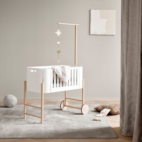 Oliver Furniture Wood Himmelstange für Betthimmel & Mobile Beistellbett Eiche 