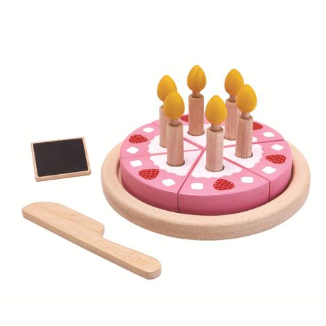 PlanToys Geburtstagskuchen-Set 