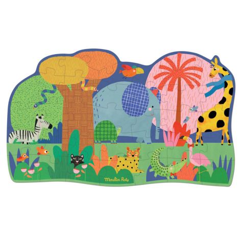 Moulin Roty Puzzle Tiere 36-teilig 