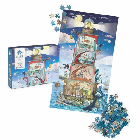 Moulin Roty Puzzle Leuchtturm 500-teilig 
