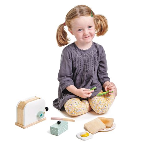 Tender Leaf Toys Toaster Weiß mit Zubehör 