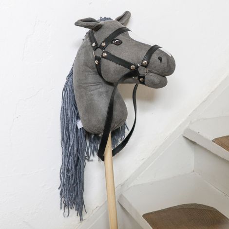 by ASTRUP Hobby Horse Steckenpferd mit geöffnetem Maul Grey 