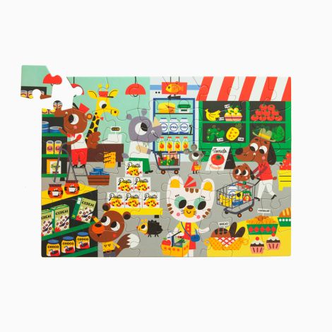 Petit Monkey Puzzle Supermarkt 48 Teile 