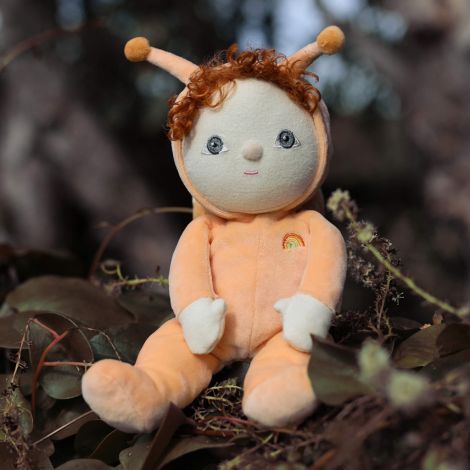 Olli Ella Stoffpuppe Dinky Dinkum Dolls Scottie Snail Orange 
