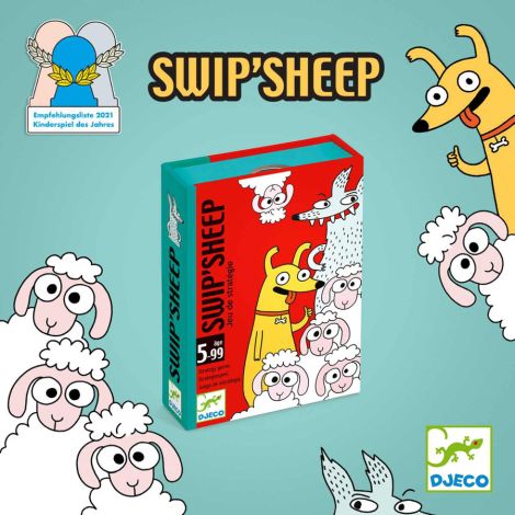 Djeco Kartenspiel Swip'Sheep 