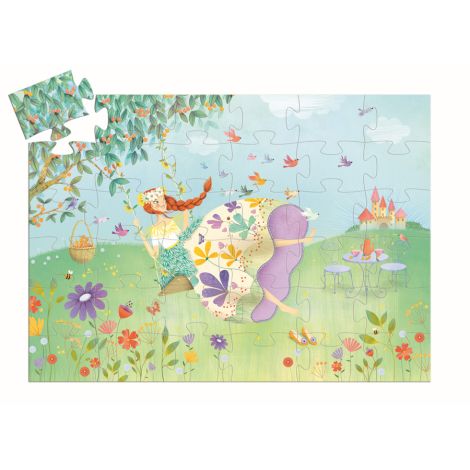 Djeco Formenpuzzle Prinzessin des Frühlings 36 Teile 