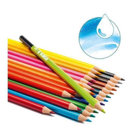 Djeco Farben 24 Watercolour Pencils 