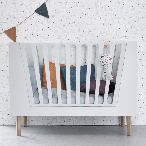 Done by Deer Babybett 60 x 120 cm Weiß 
