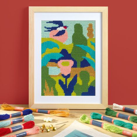 Djeco Atelier 65 Stickerei Vogel 