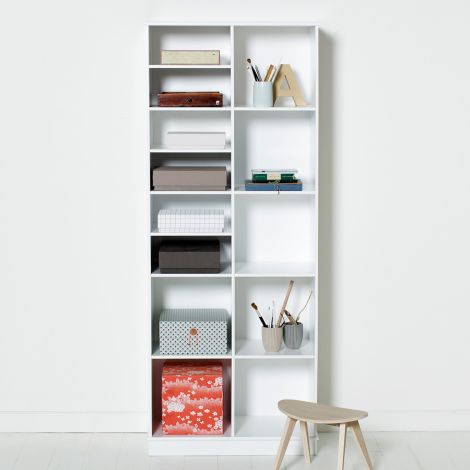 Oliver Furniture Wood Stand-Regal 2 x 5 Vertikal mit Sockel 
