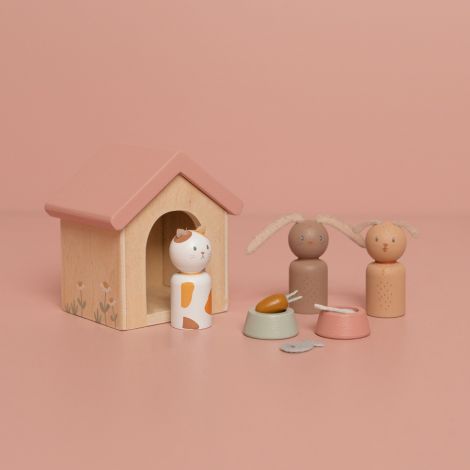 Little Dutch Puppenhaus-Erweiterungsset Haustiere 