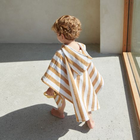 LIEWOOD Poncho Roomie Stripe White / Yellow mellow 5-6 Jahre