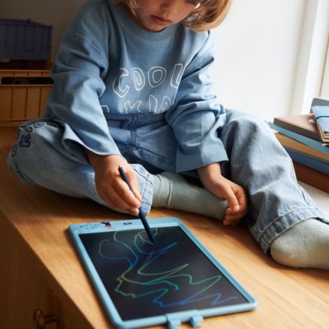 LIEWOOD Magisches Zeichenboard Zora Tiger / Beach blue 
