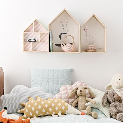 Bloomingville Aufbewahrungs-Box Natural/Nude 2er Set 