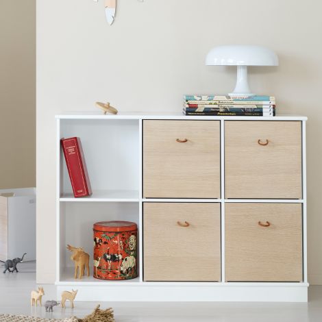 Oliver Furniture Wood Stand-Regal 3 x 2 Horizontal mit Sockel 