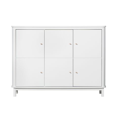 Oliver Furniture Wood Multi-Schrank 3 Türig Weiß 