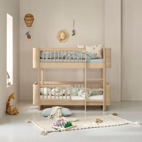 Oliver Furniture Wood Mini+ halbhohes Etagenbett Eiche 