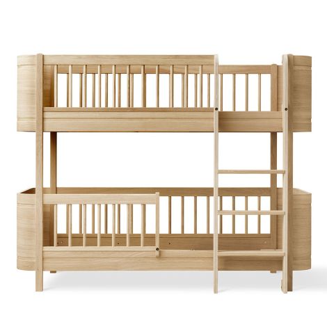 Oliver Furniture Wood Mini+ halbhohes Etagenbett Eiche 