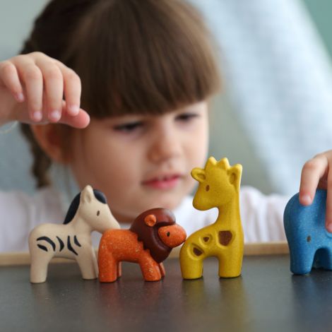 PlanToys Wildtier-Set 4-teilig 