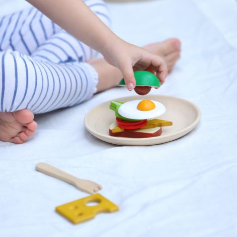 PlanToys Frühstück-Set 12-teilig 