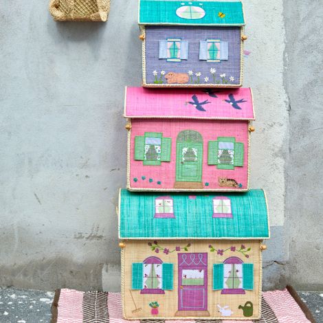 Rice Spielzeugkorb House 
