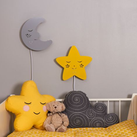 Roommate Lampe Star Yellow 