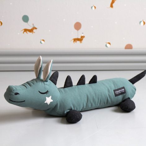 Roommate Stofftier Mini Dragon Sea Grey Bio-Baumwolle 