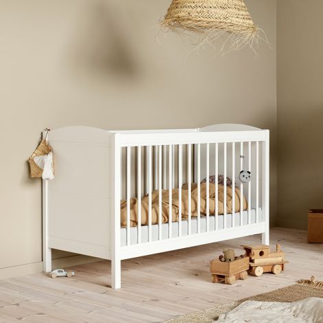 Oliver Furniture Seaside Lille+ Babybett Weiß exkl. Umbauset Juniorbett 