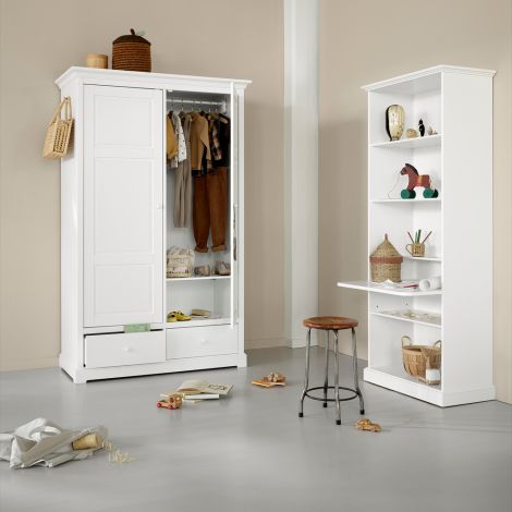 Oliver Furniture 2-türiger Kleiderschrank Weiß Hoch 